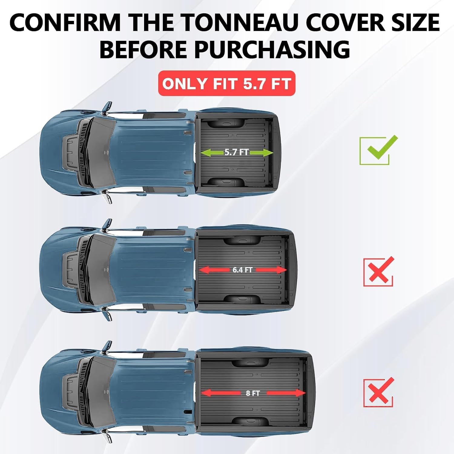 FPR Low Profile Hard Quad-Fold Truck Bed Tonneau Cover Compatible with 2009-2026 Dodge Ram 1500 Classic Body Style & New Body Style 5.7 ft Bed, Waterproof Anti-Theft One-Handed Open, w/o Rambox