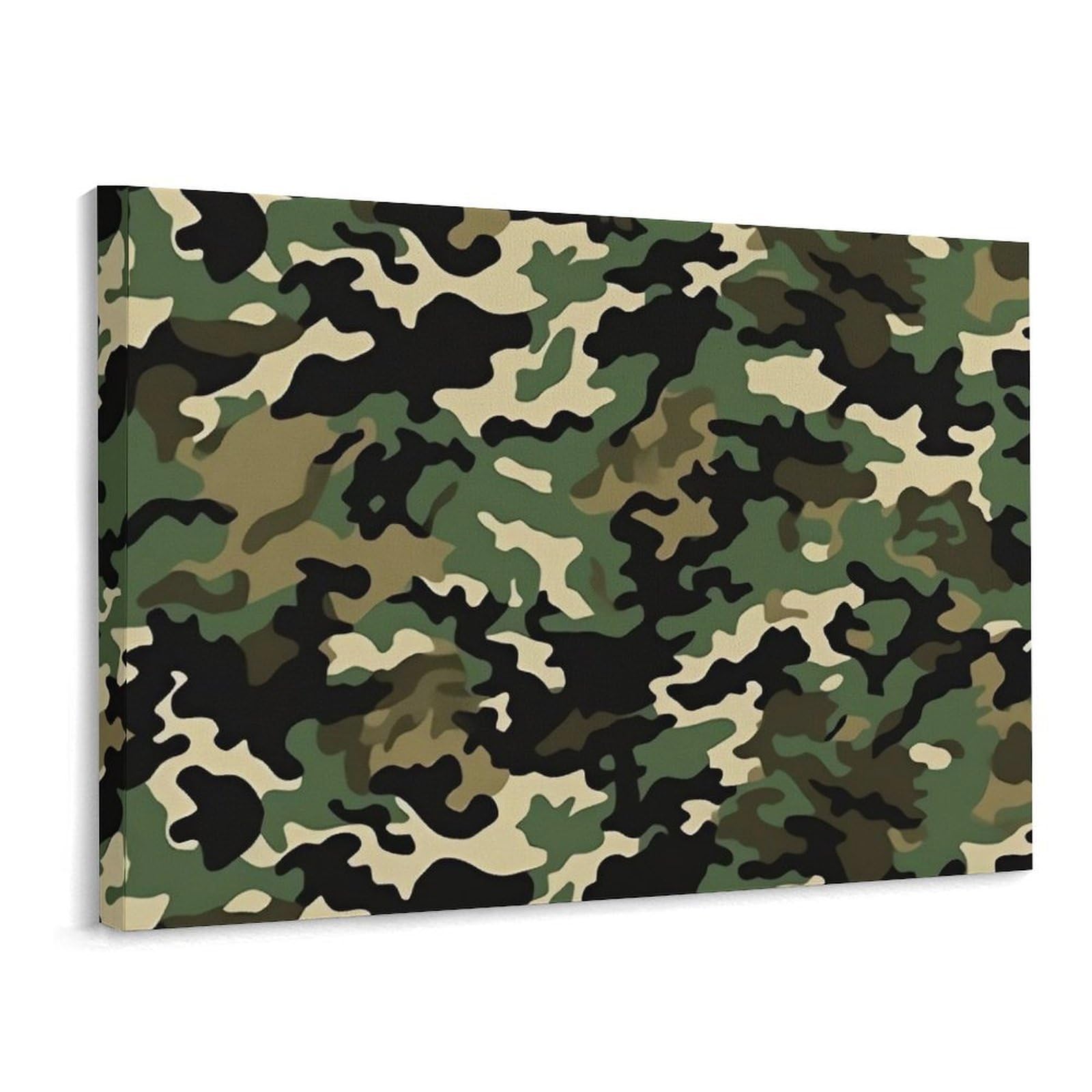 MXDLKSWPOH Canvas Wall Art for Living Room Prints Aesthetic Poster Canvas Paintings Prints Camo Pictures ArtWork Office Wall Decor Modern Abstract Wall Art for Bedroom Home Decor 30x40 Cm