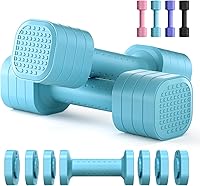 Zempox Adjustable Dumbbells for Women - 2-5lb Set of 2 with TPU Soft Grip, Quick-Change Free Weights for Home Workouts