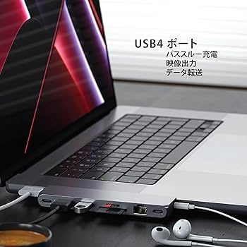 その他 Mac Amazon | Satechi USB-C 3-in-1 コンボハブ パススルー充電 USB3
