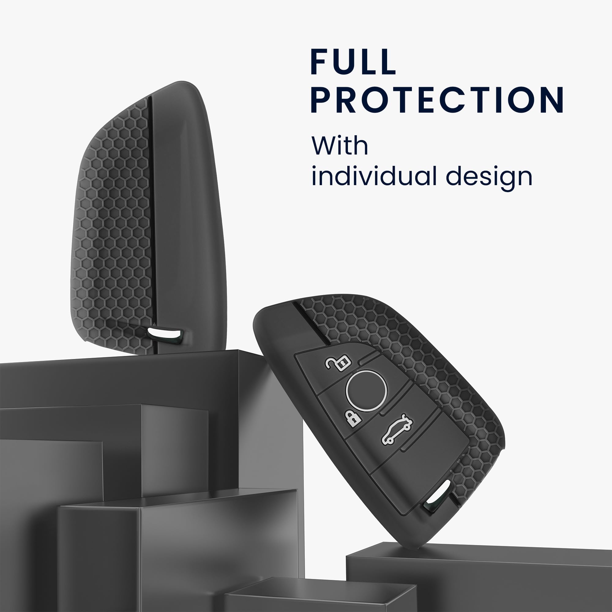 Kwmobile Accessoire Clé De Voiture Compatible Avec BMW Avec écran