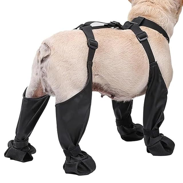 Dog Hiking Booties, Durable Dog Shoes Leggings, Dog Boots Suspenders