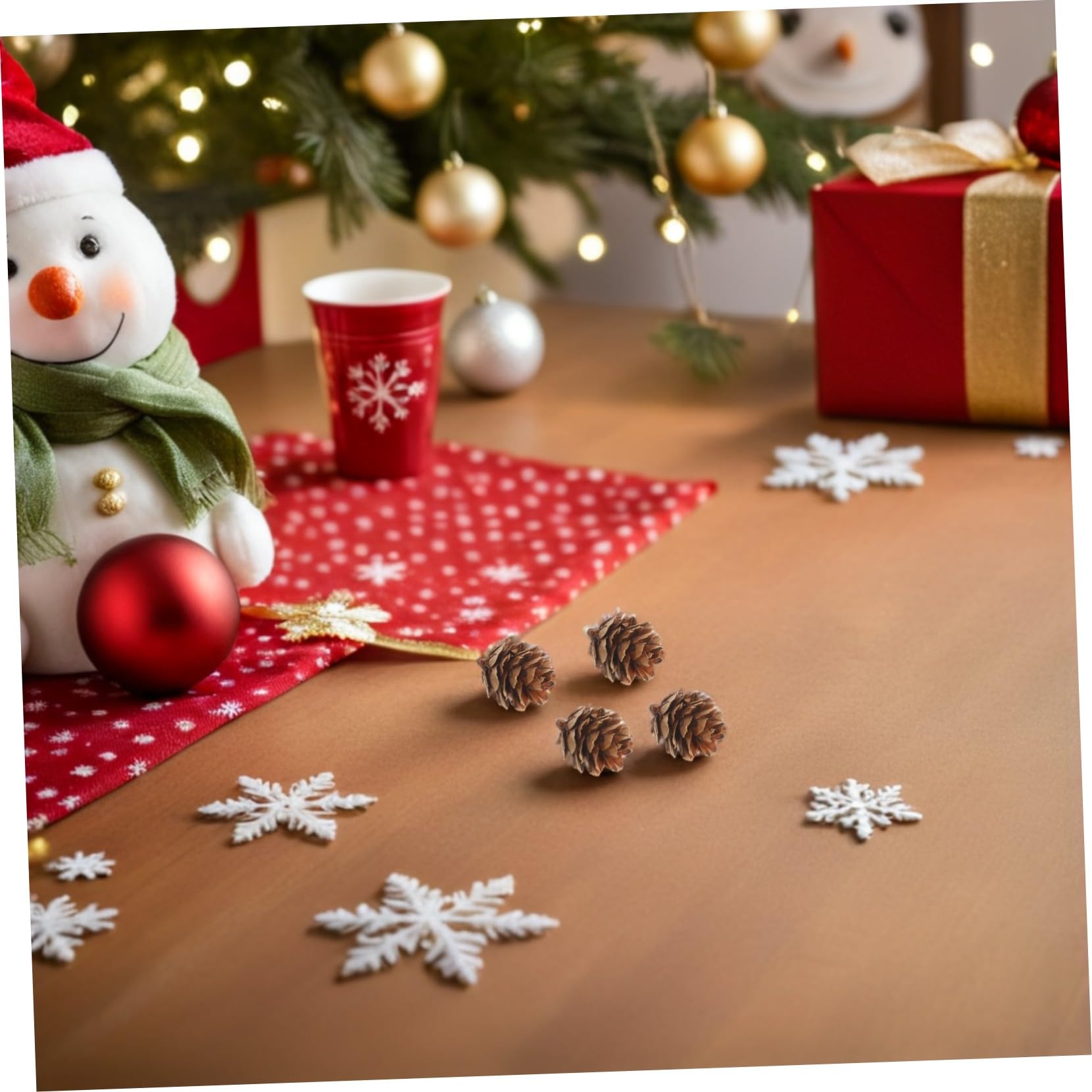 Kleine Tannenzapfen Aus Naturholz 450 Stück Natürliche Weihnachtsbaumdekoration Für Festliche Tischdeko Kränze Und Saisonale Bastelarbeiten