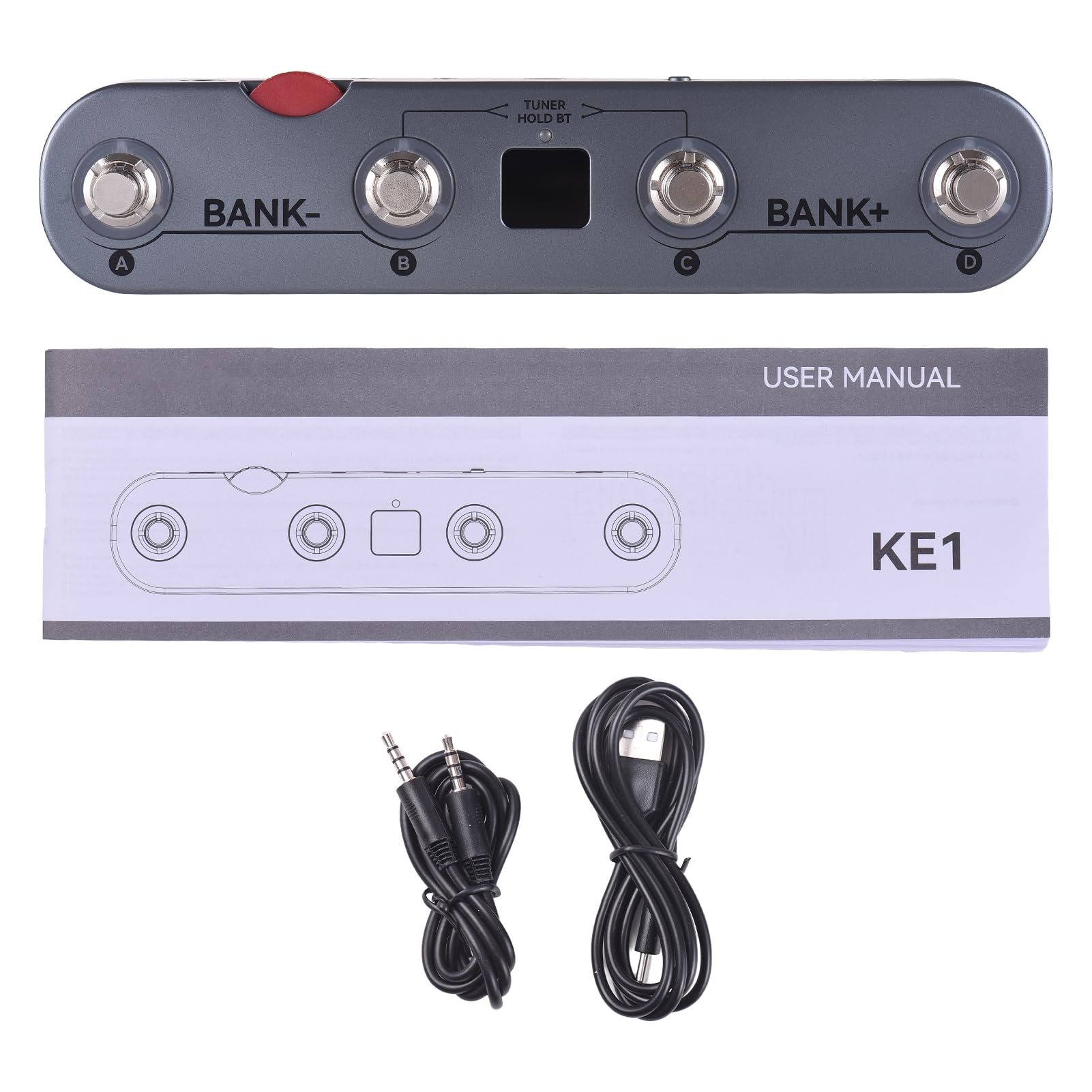Walmeck Pedale del Pedale per Chitarra Multi -effetti Kokko Moduli di Effetto Completo Moduli Pedale Dell'effetto Chitarra Elettrico per Suono Versatile
