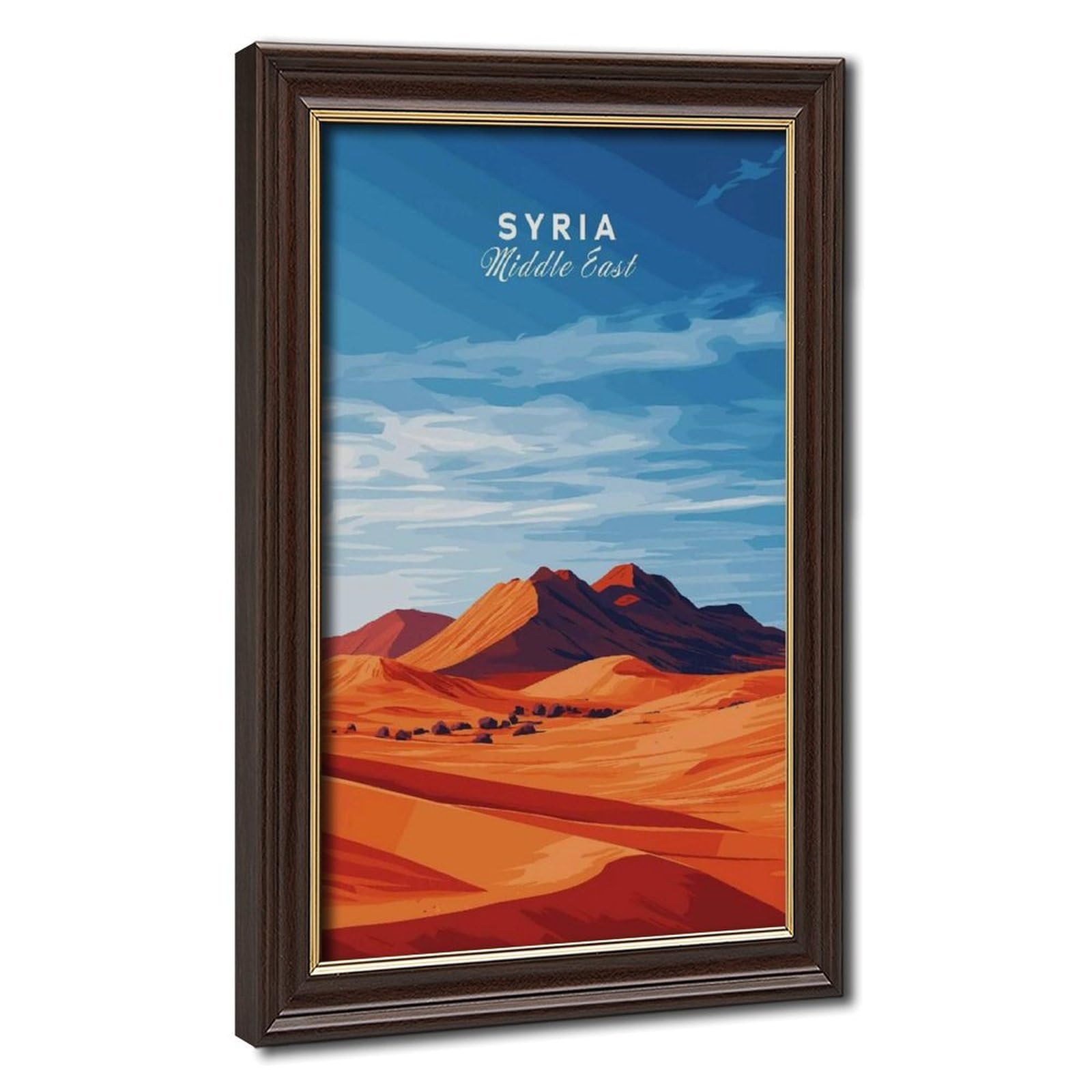Bareronor Modern Syrian Canvas Poster Wall Art Decor Print Picture Paintings for Living Room Bedroom Decoration 24" L X 36" W