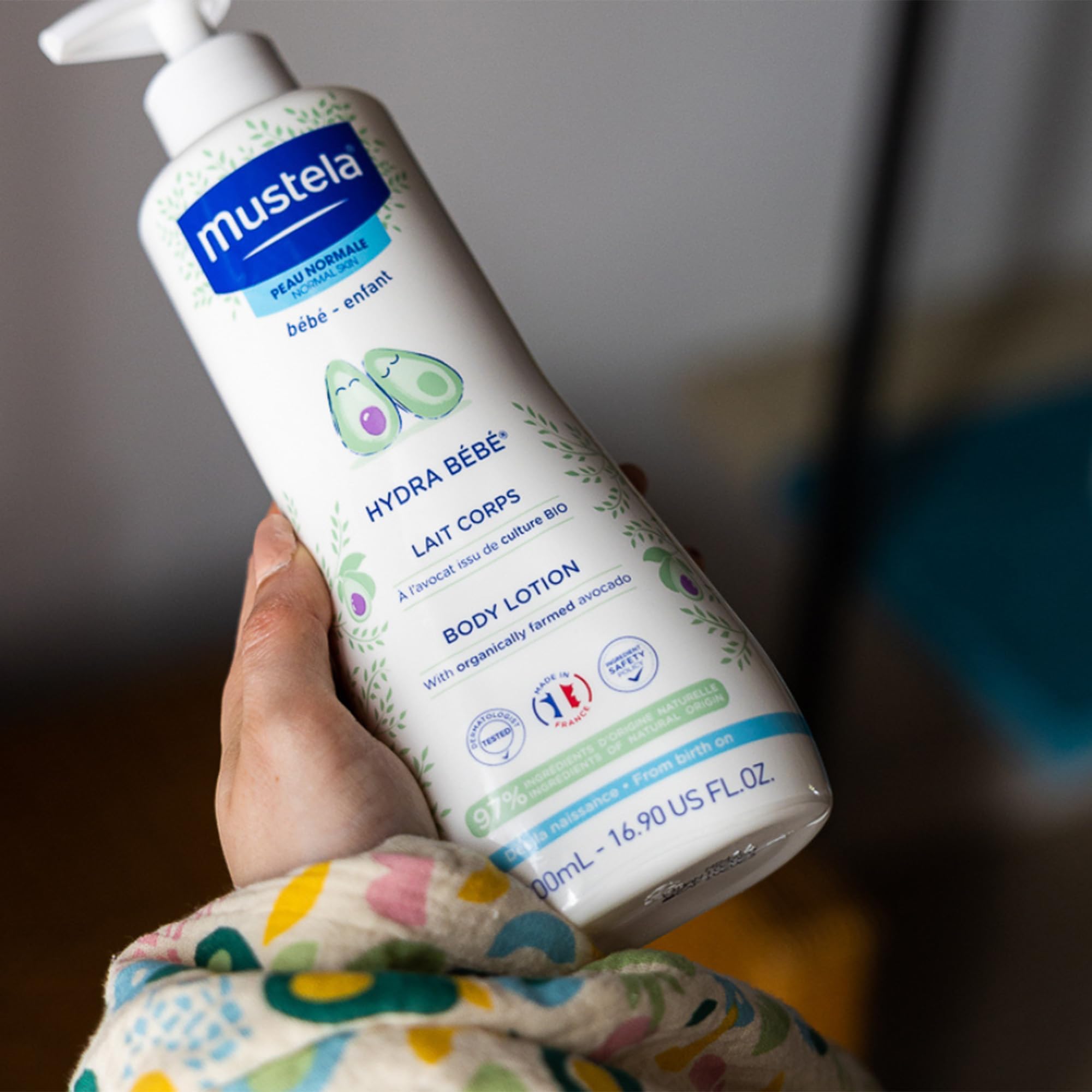 Mustela Hydra Bebè Latte Idratante per il Corpo Pelle Normale 500ml