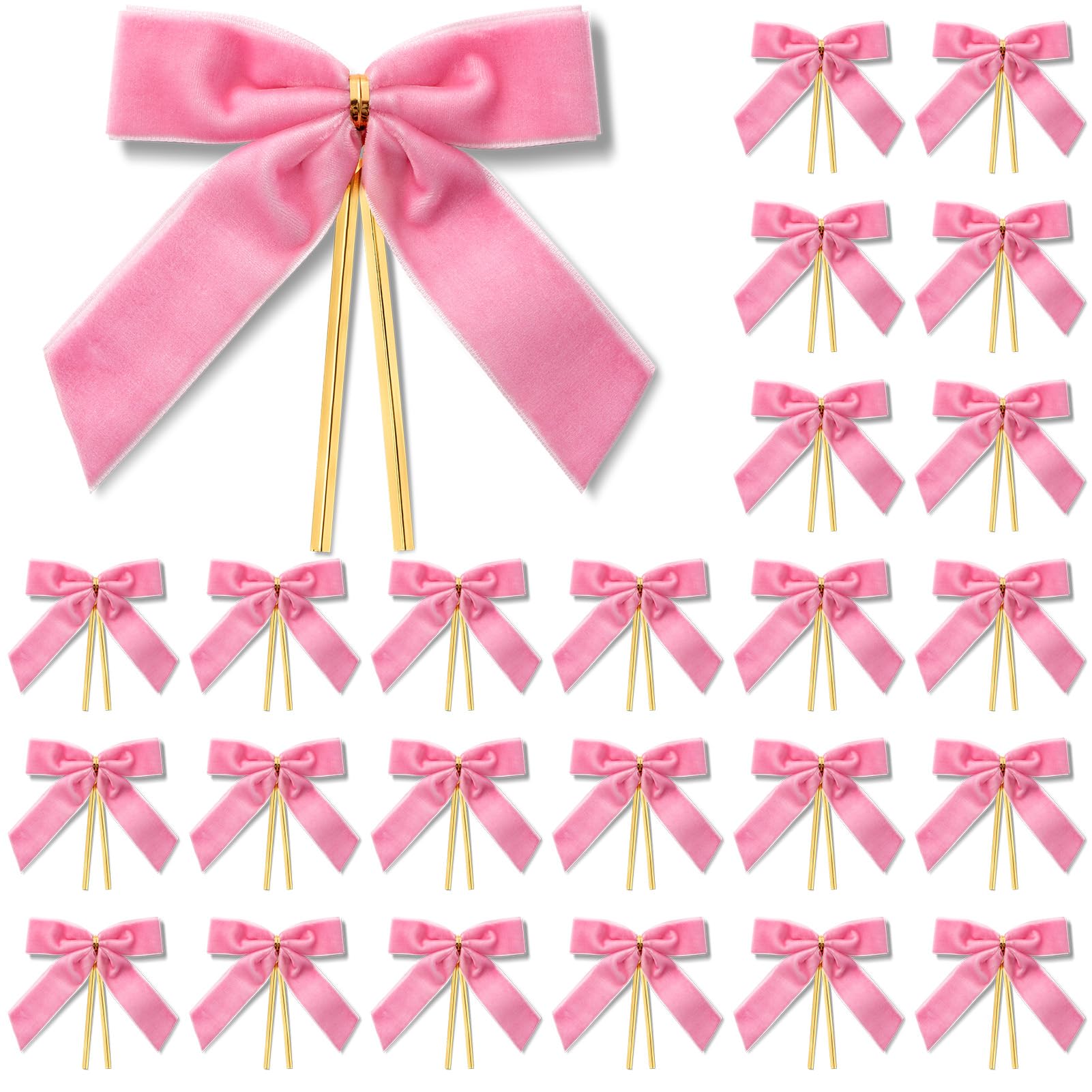 MORSUNBELA Schleifen Deko Kleine Geschenkschleifen Set Schle