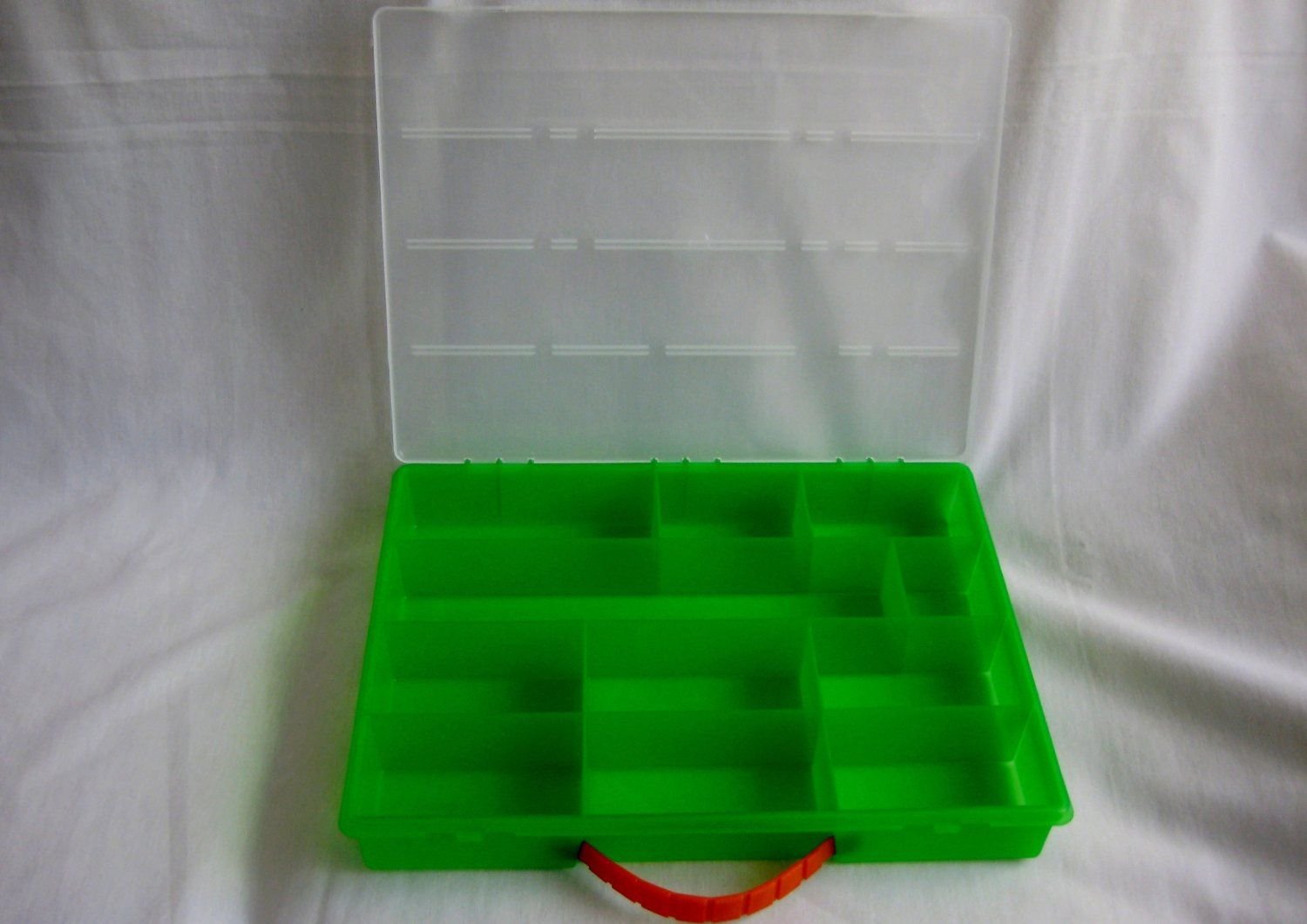 Romanoff Rainbow Loom Large Organizer Box, Fits 2 Looms, Smooth Top, Lime
