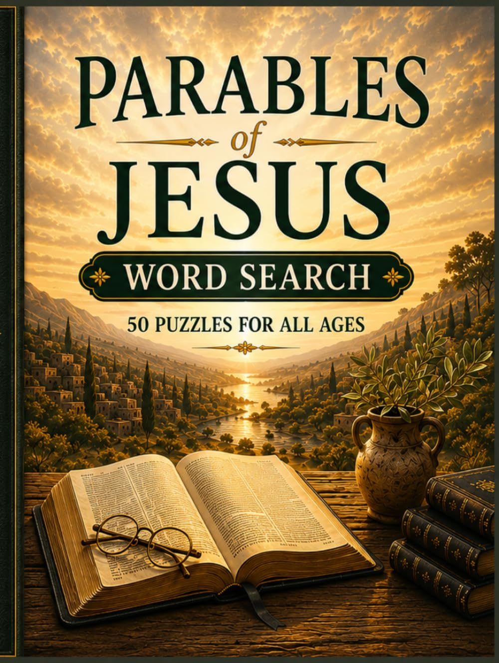 Parables of Jesus Word Search: 50 Large Print Bible Word Search Puzzles (Christian Word Search Collection)