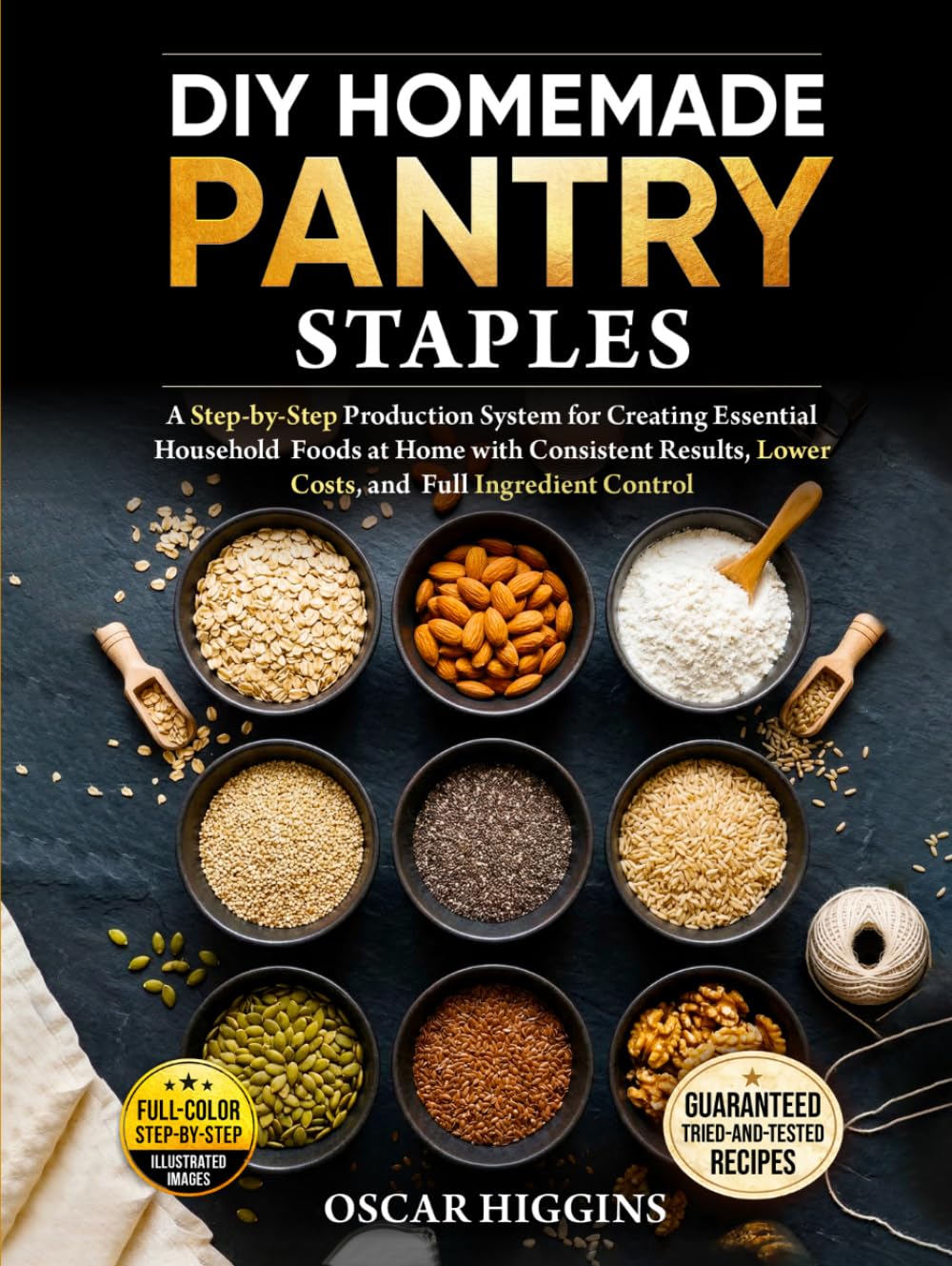 DIY Homemade Pantry Staples: A Step-By-Step Production System for Creating Essential Household Foods at Home With Consistent Results, Lower Costs, and Full Ingredient Control
