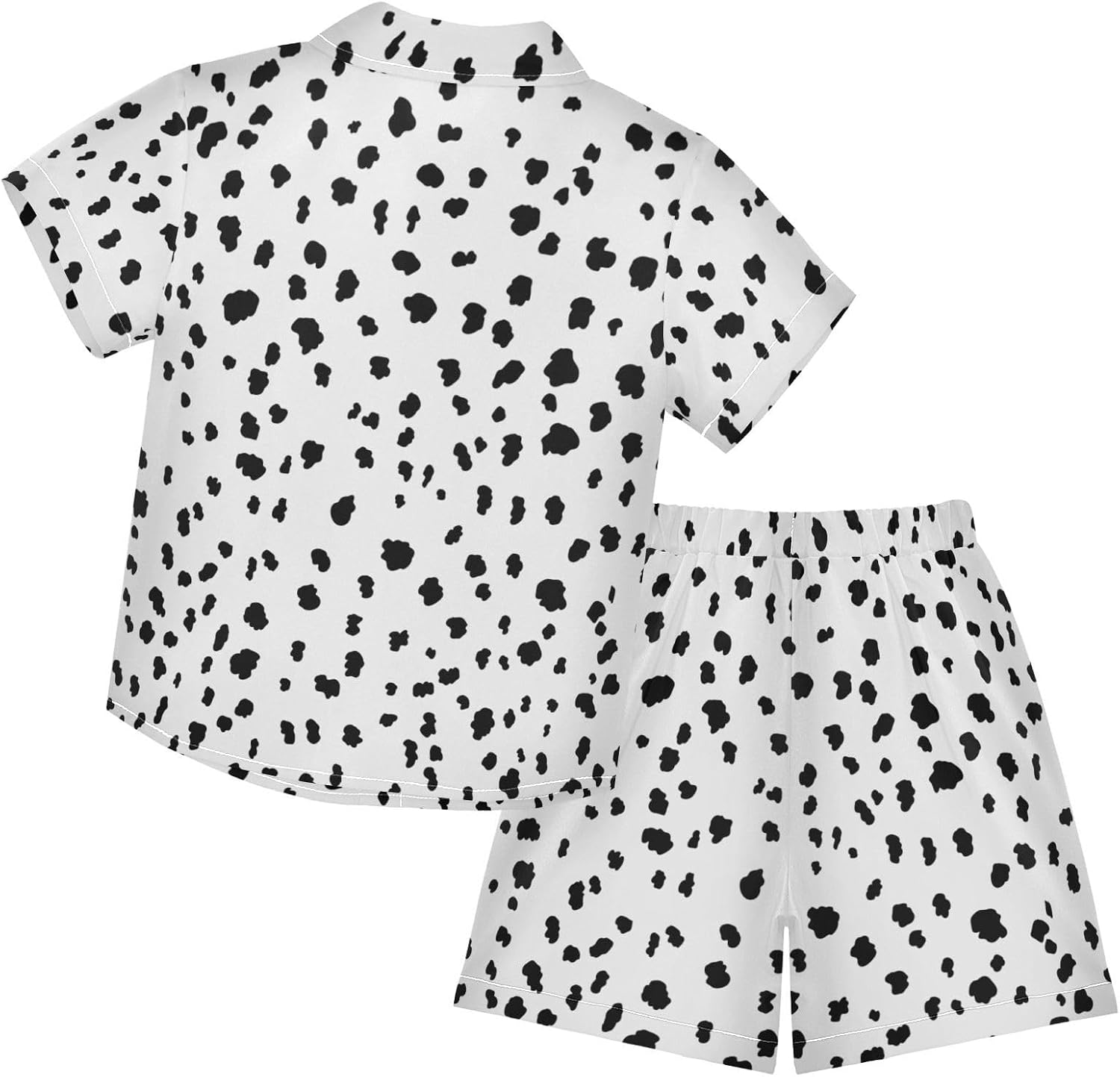CaTaKu Hawaiian Shirts for Boys 2 Pieces Button Down Shirt Short Sleeve and Short Set Kids Summer Outfits 3-10T