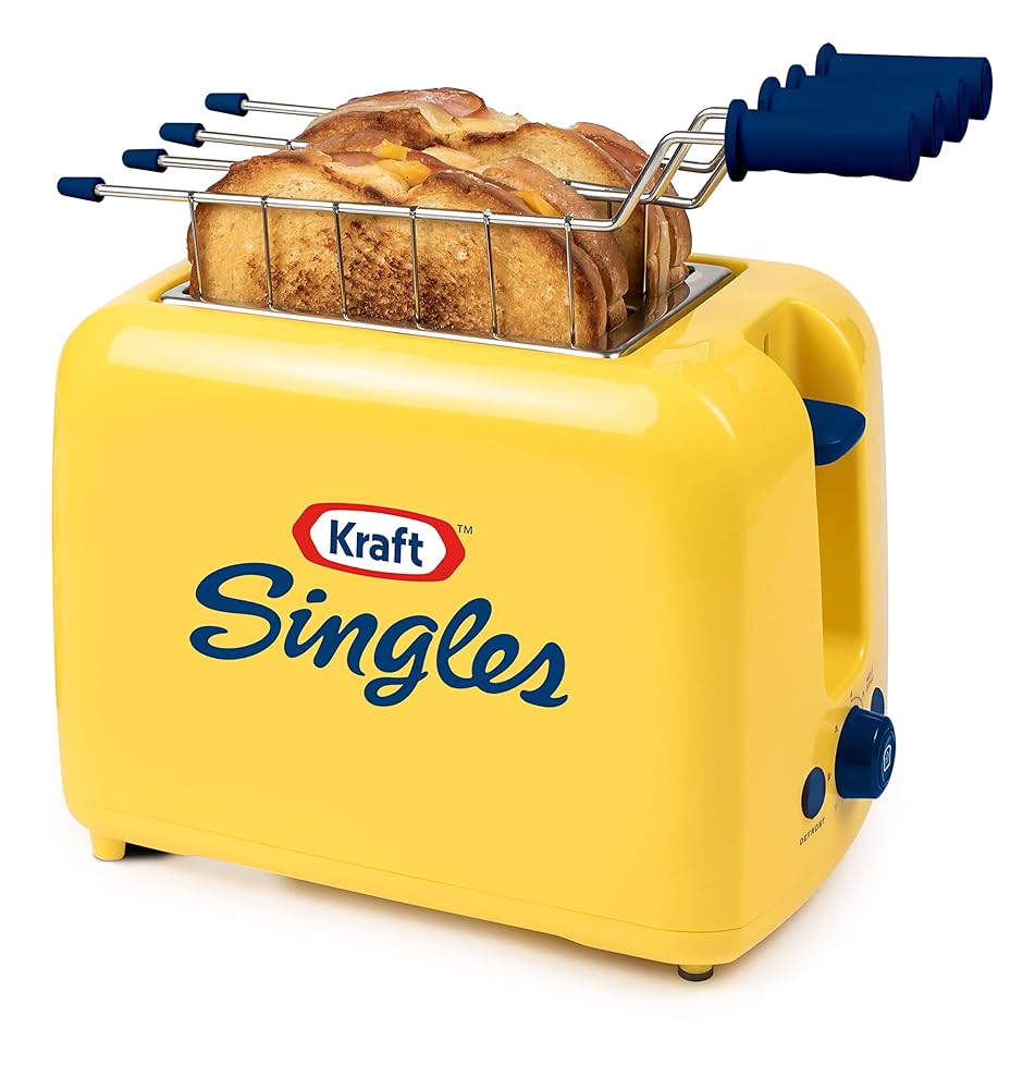 Nostalgia Kraft Singles Grilled Cheese & Stuffed Sandwich
