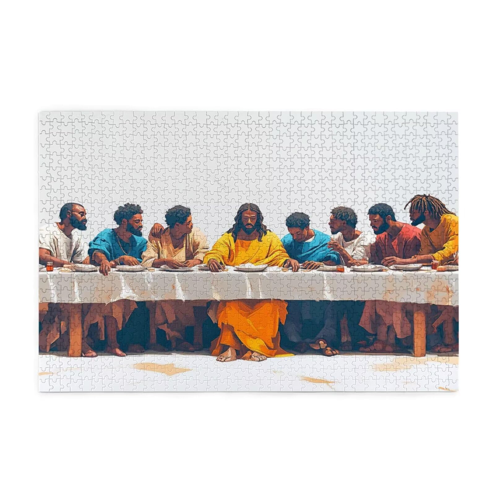 Jesús Puzzle 2000 Piezas,Rompecabezas Adultos de Madera,La Última Cena Puzzles Juegos Divertidos/Relajantes/Desafiantes para Adultos y Principiantes,como Regalo para Amigos y Seres Queridos M-16