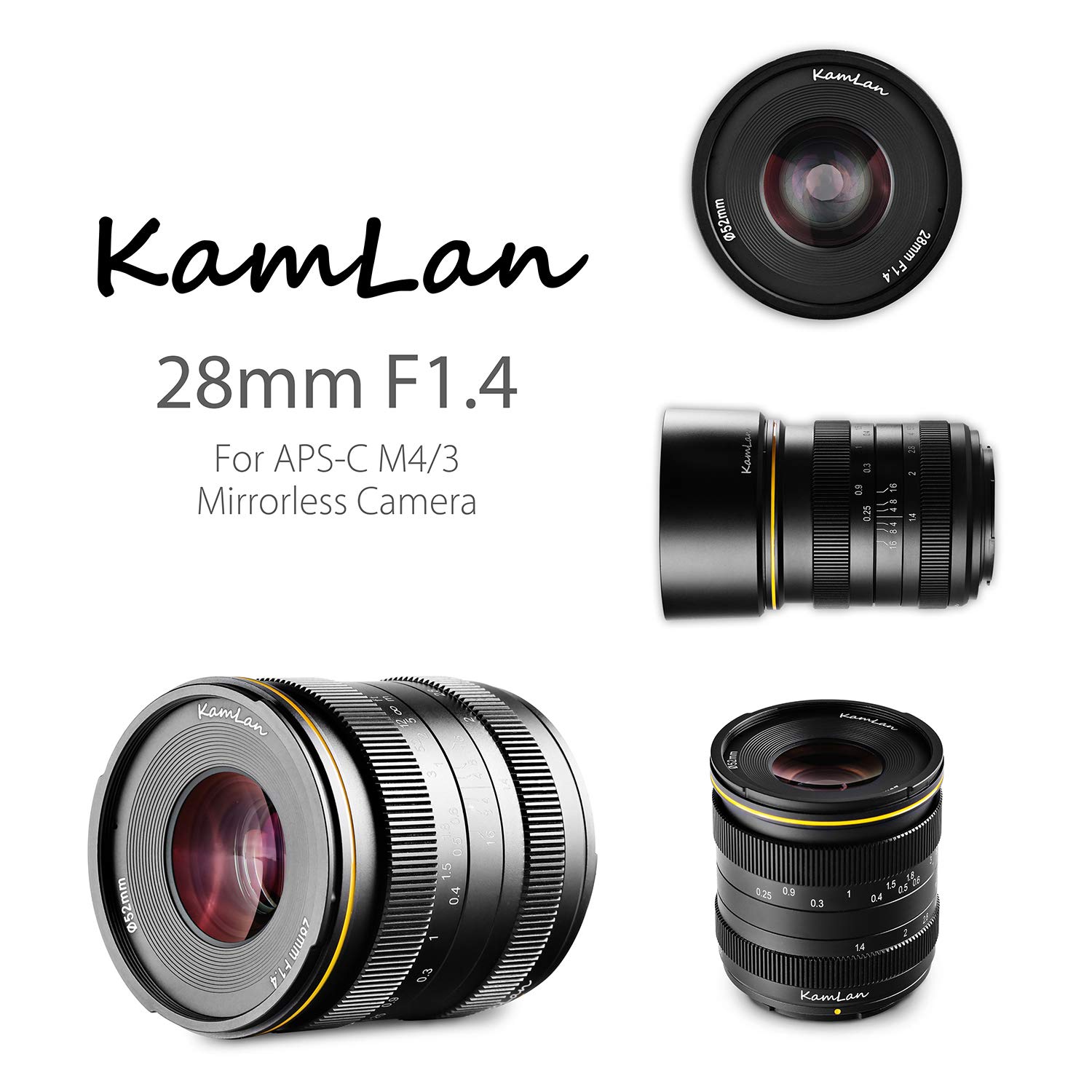 Amazon | Kamlan 50mm F1.1 APS-C 大口径マニュアル固定フォーカス