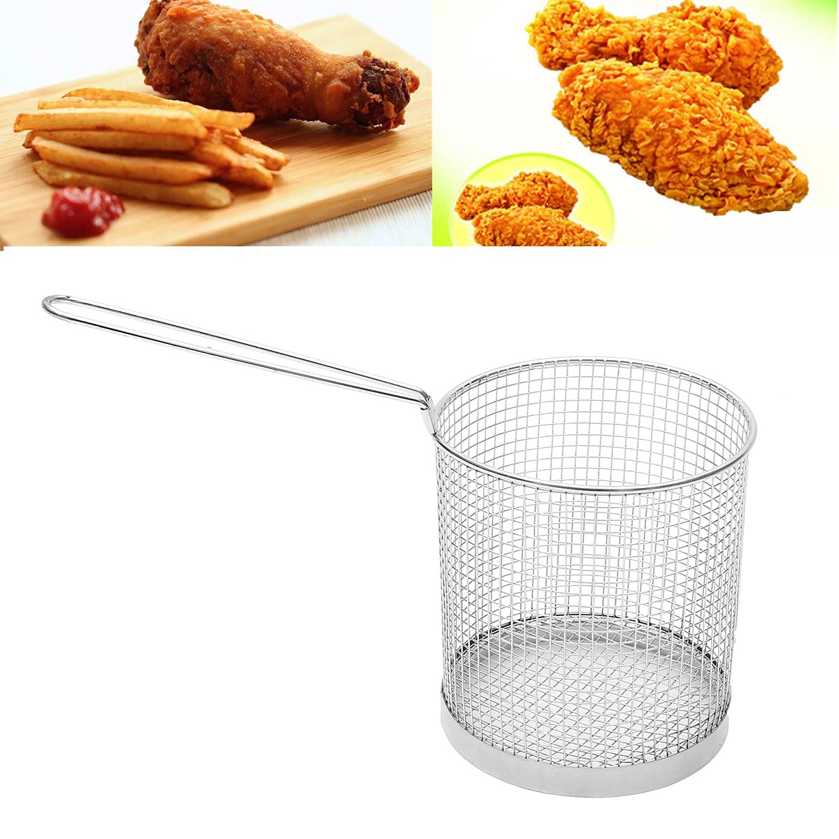 Buy Deep Fry BasketFrying Baskets for Pot Mini Fish Fryer Strainer