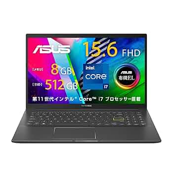 【ASUS】Vivobook 15X OLED ノートPC ASUS、GeForce RTX 3060を搭載した15.6型有機ELノートPC