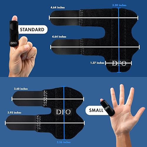 Miniatura 6 de Dr. Frederick's Original Férula de dedo de gatillo pequeña, 2 unidades, soporte para dedos para artritis, lesiones, esguinces, alivia el dolor de