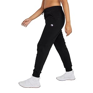Champion Women's Joggers, Powerblend, Fleece Joggers, Comfortable Pants for Women, 29" (Plus Size Available)