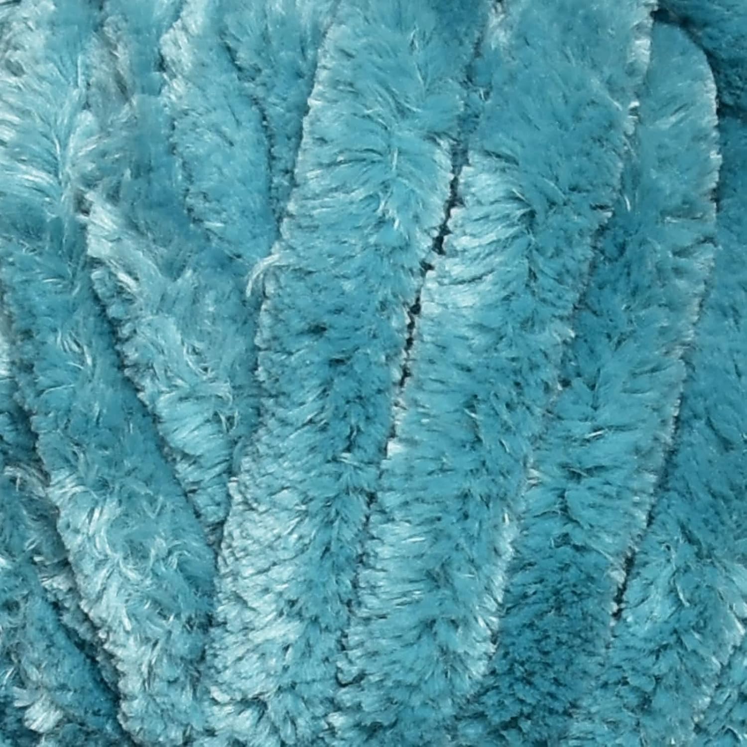 Loops & Threads Royal Velvet Yarn - Solid Yarn for Knitting, Crochet, Weaving, Arts & Crafts - Mint, 1 Pack
