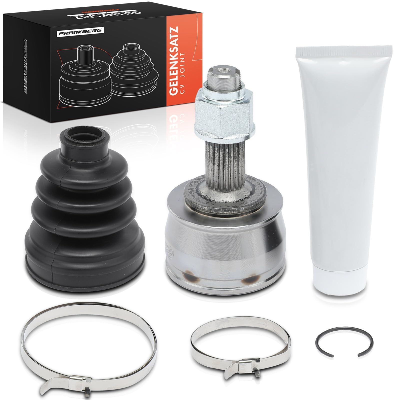 Frankberg Kit giunto albero di trasmissione anteriore VKJA3166 | Compatibile con: Corsa D S07, Idea 350, Punto Box/Hatchback 199, Corsa E X15, Punto Evo 199, Adam M13, Grande Punto 199
