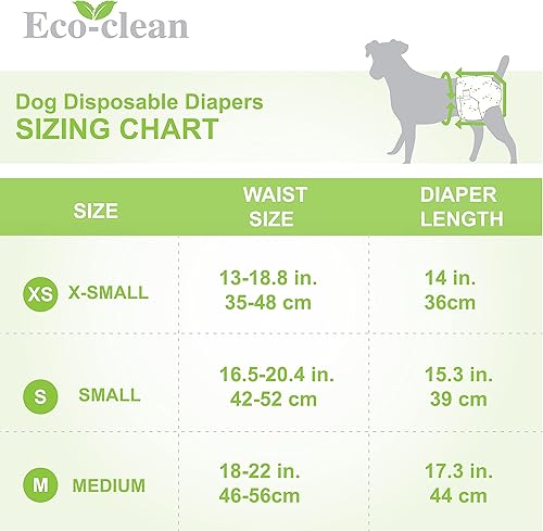 Miniatura 3 de Pañales para perros hembra, 30 pañales desechables para perros de diferentes tamaños, absorbentes con indicador de humedad