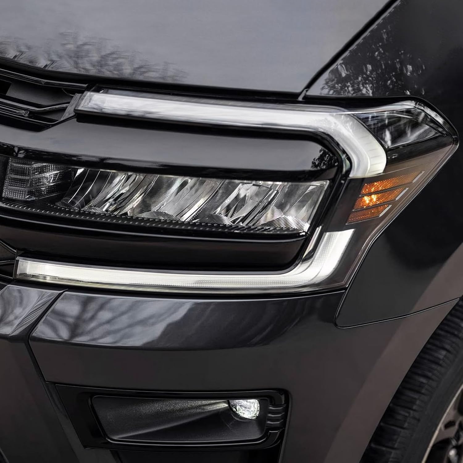 FIONE FULL LED Headlight Assembly w/DRL Compatible with Ford Expedition 2022 2023 2024 Black Housing Headlamp Front Light Left Driver Side LH