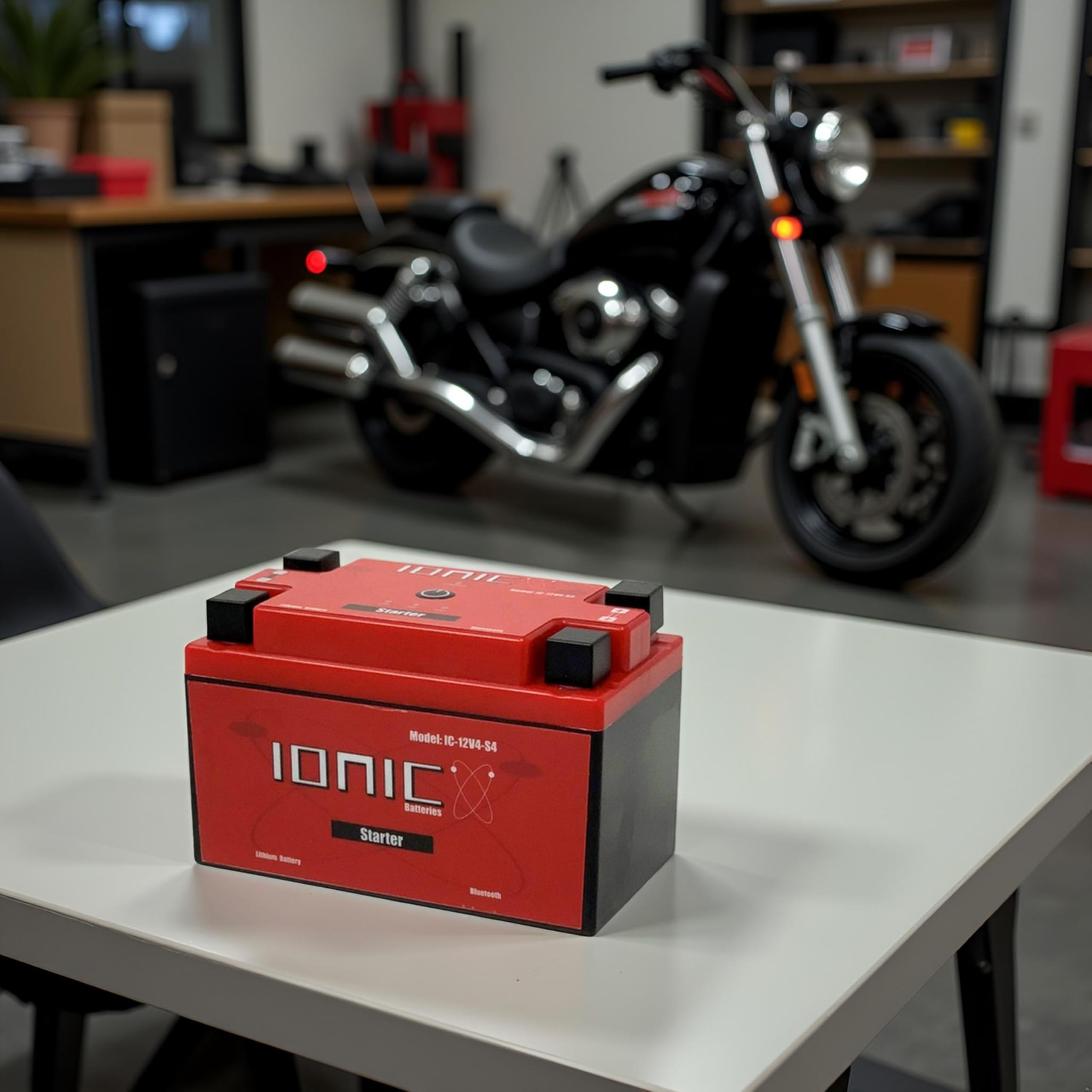 Amazon.com: Ionic Lithium 12V Starter Battery for Motorcycles