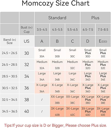 Miniatura 6 de Momcozy Lycra Pumping Bra Hands Free with Fixed Padding, Comfortable Support Pumping and Nursing Bra in One