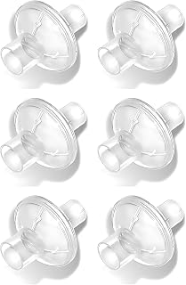 Nispira CPAP Inline Filter Viral for BiPAP CPAP Machines ResMed, Dreamstation Standard Tubing Outlet 22 mm Machine Outlet 25mm, 6 Packs