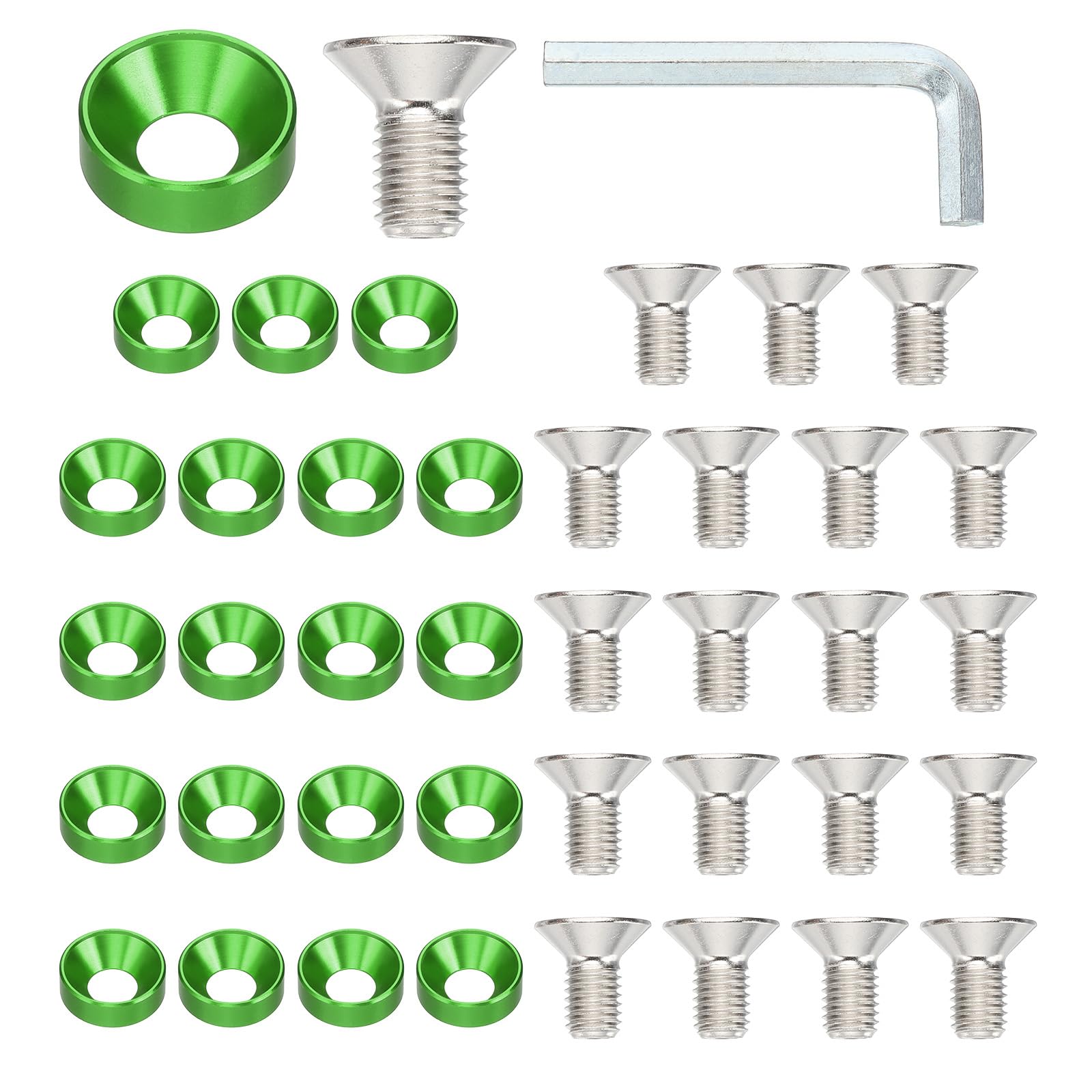 PATIKIL M10 Finish Countersunk Washer Kit