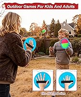 Vista 5 de Juego de Lanzar y Atrapar Pelota, Relleno de Media de Navidad para Niños Pequeños, Juguetes para Niños y Niñas de 3 4 5 6 7 8 Años, Regalo