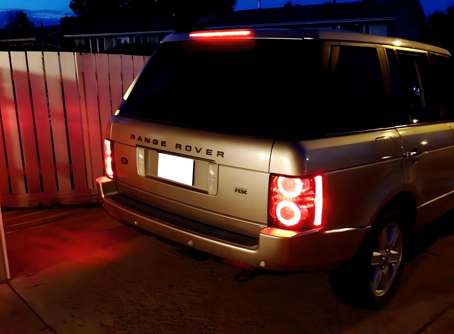 iJDMTOY OEM-Spec Red Lens Rear Roof Top Full LED High Mount Third Brake Light Bar Assembly Compatible With 2002-2012 Land Rover Range Rover L322