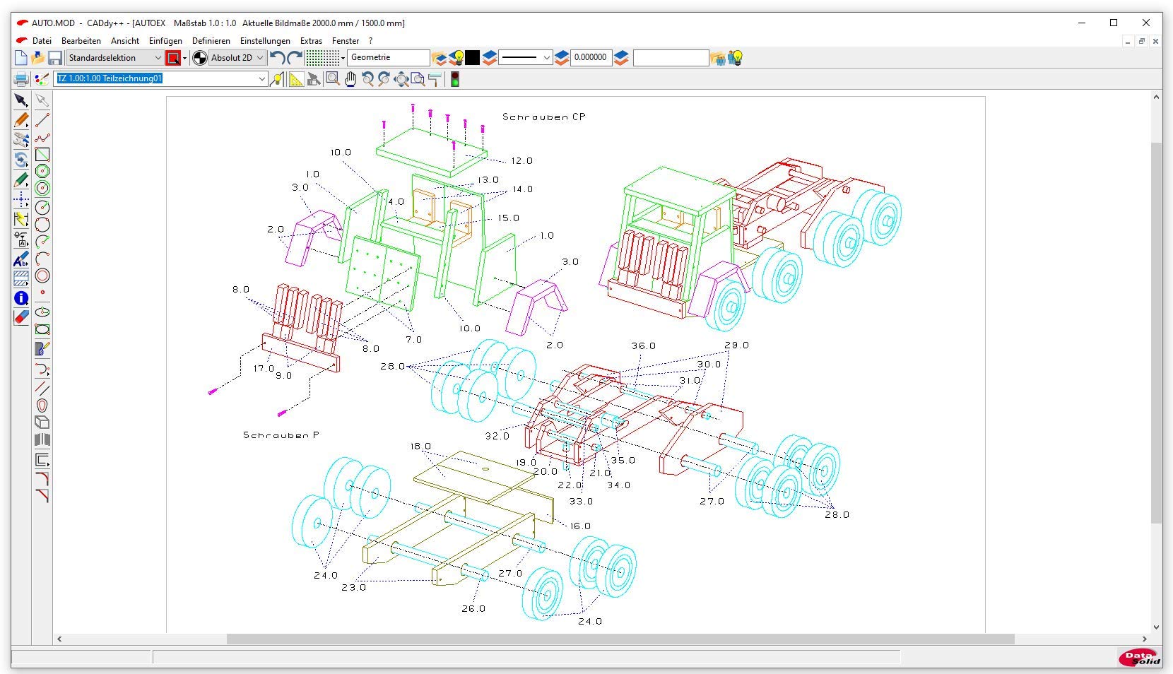 BeckerCAD 12 3D - CAD-Software und 3D-Zeichenprogramm für Architektur, Maschinenbau, Modellbau und Elektrotechnik - kompatibel mit AutoCAD - Programm für Windows 11, 10, 8, 7