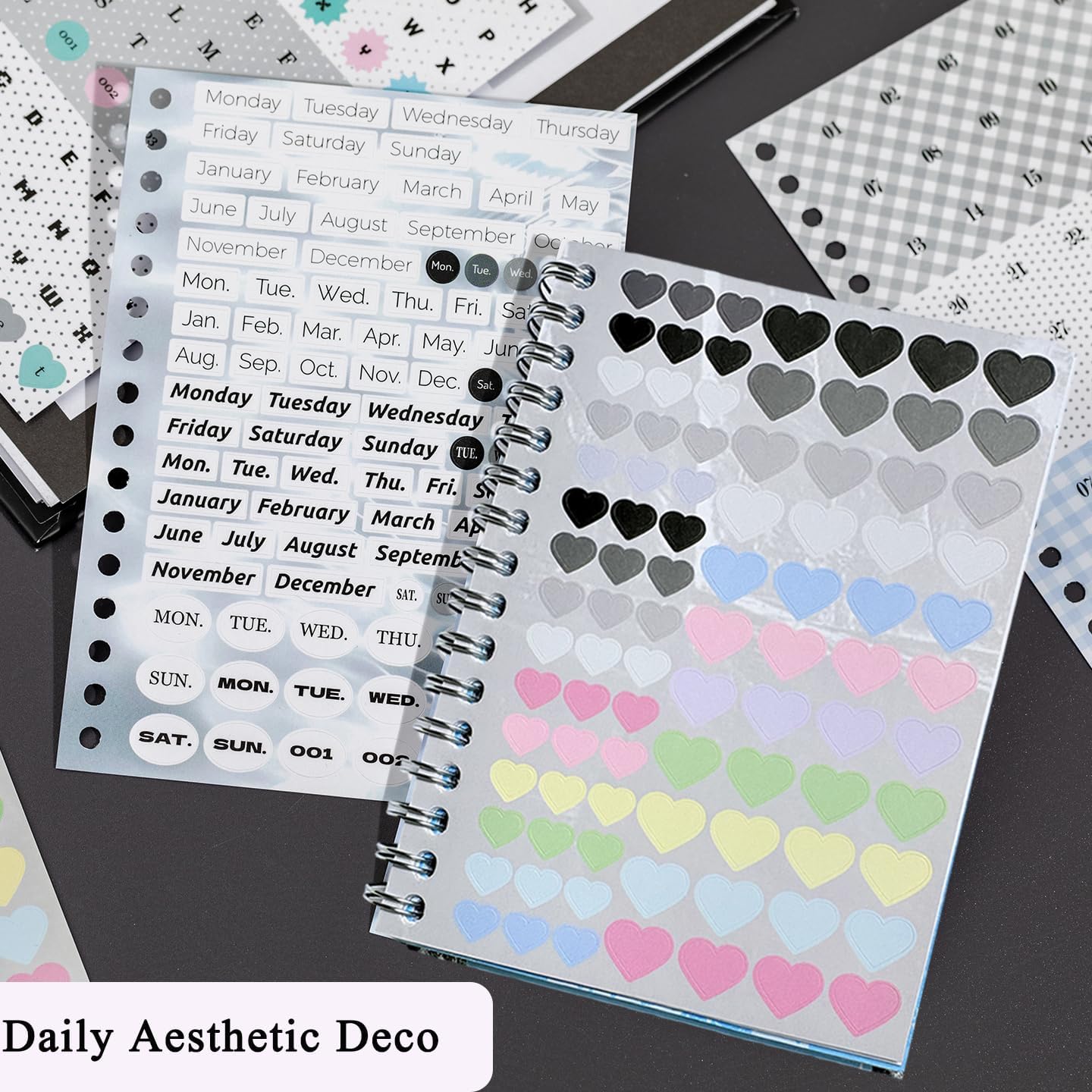 All-in-One Various Theme Journal Sticker Book for Scrapbook,Diary&Planner