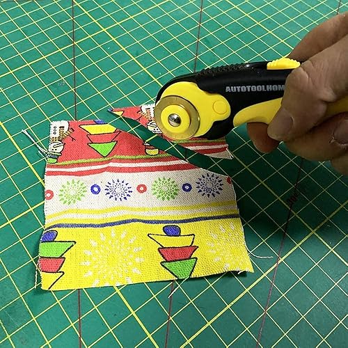 Miniatura 10 de AUTOTOOLHOME Cuchillas giratorias de titanio de 2.362in, paquete de 10 unidades de repuesto para acolchados, álbumes de recortes, costura,