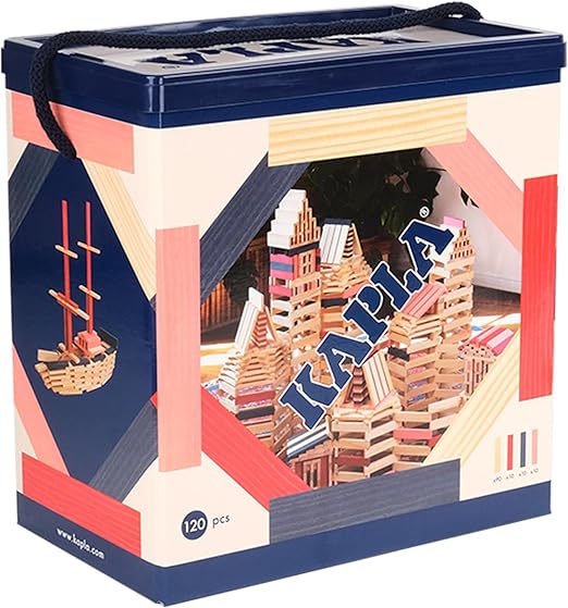 Lot De Briques KAPLA Naturelles Et Couleurs - 4.5 Kg De Construction Bois - Occasion