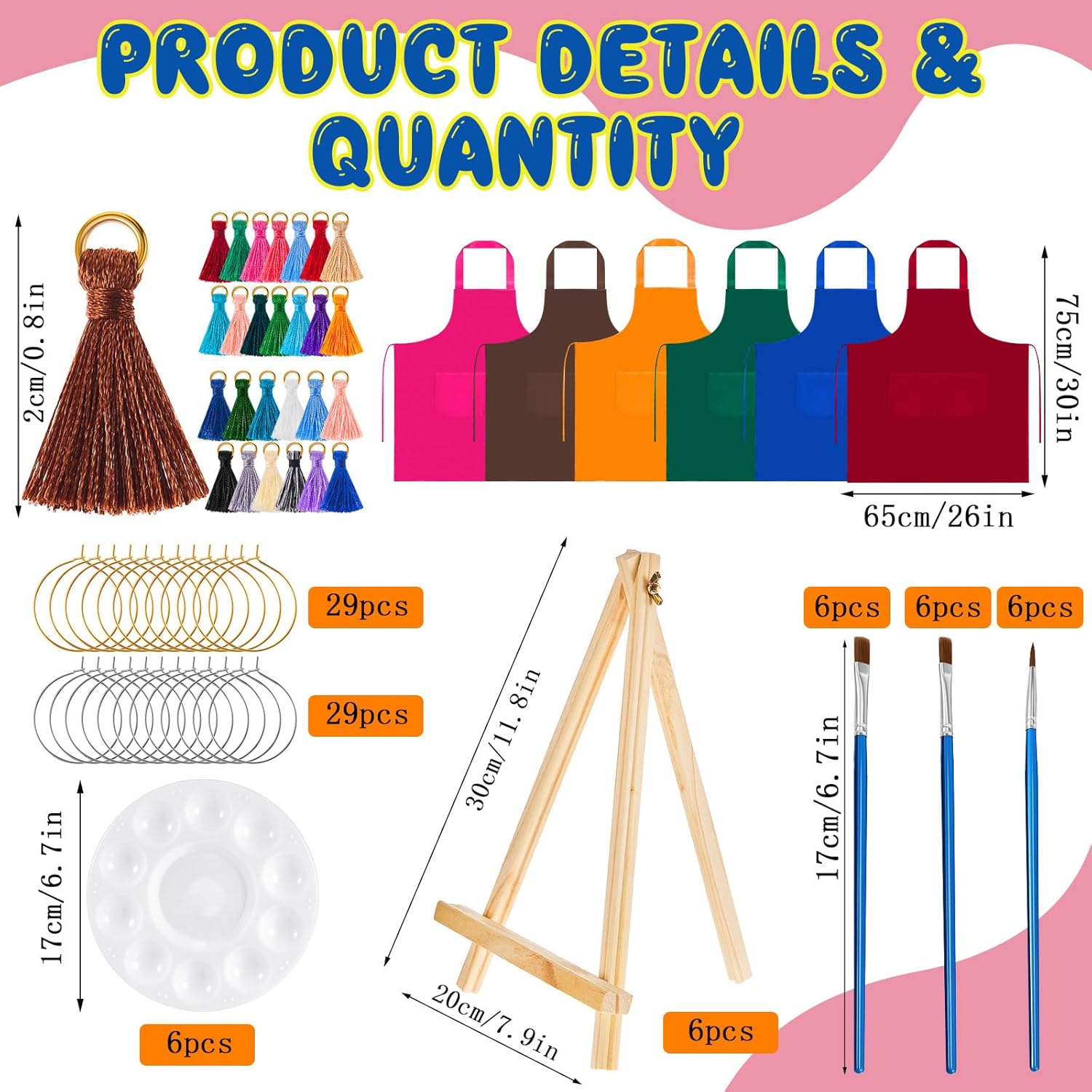 Affrolling 6 Sets Galentines Paint and Sip Kit for Adults Pre Drawn Canvas Painting Set Valentine's Day Stretch Canvas Kit for Her or Him(Afro Girl)