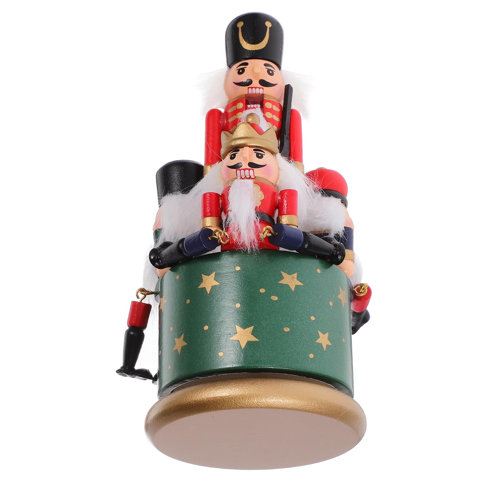 Boîte à musique Casse-Noisette verte pour sublimer l'ambiance de votre salon de Noël