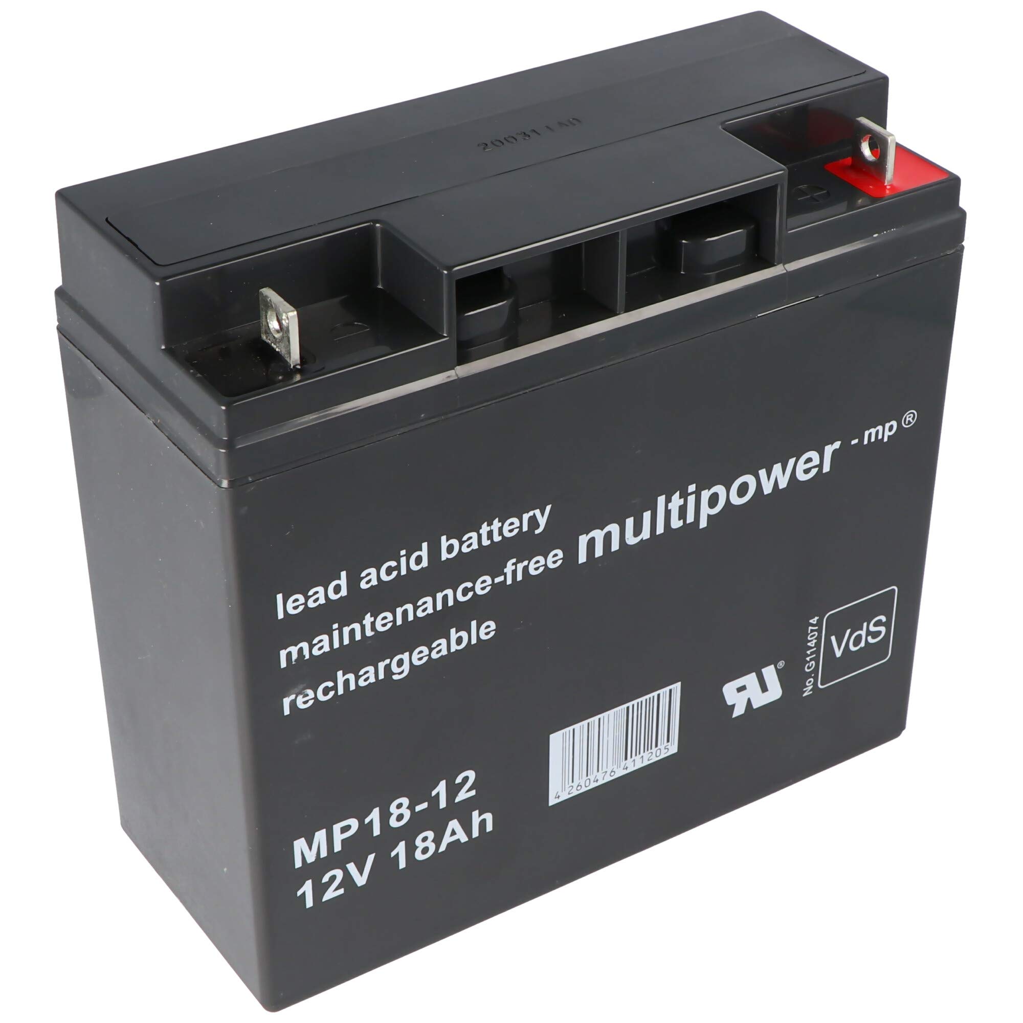 Oryginalny akumulator ołowiowy do MULTIPOWER MP18-12