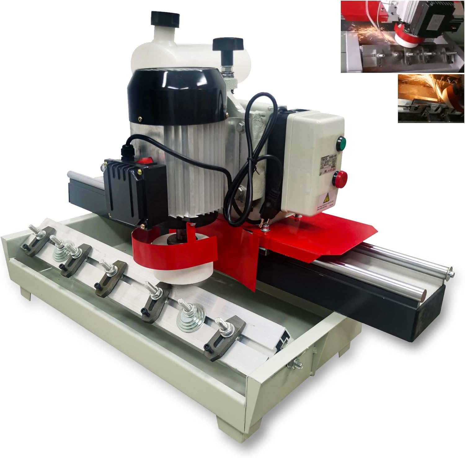 23" Electric Wood Planer Balde Sharpener, Angle Adjustable, 2800RPM Speed, 110V/750W, Wet Sharpening System, Auto Planer Knife Sharpener for Planer Blades/Wood Tool