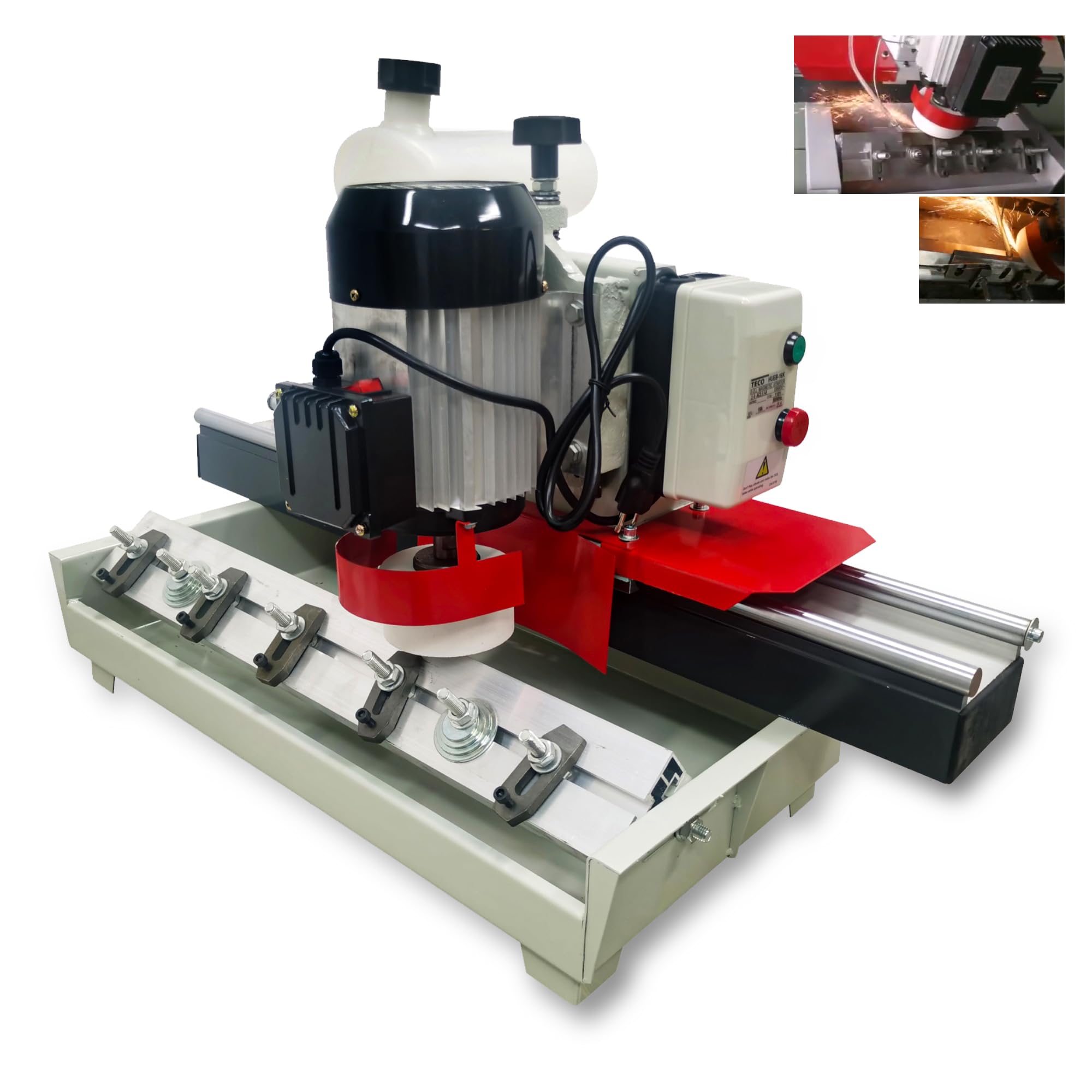 IntXanth 23" Electric Wood Planer Balde Sharpener, Angle Adjustable, 2800RPM Speed, 110V/750W, Wet Sharpening System, Auto Planer Knife Sharpener for