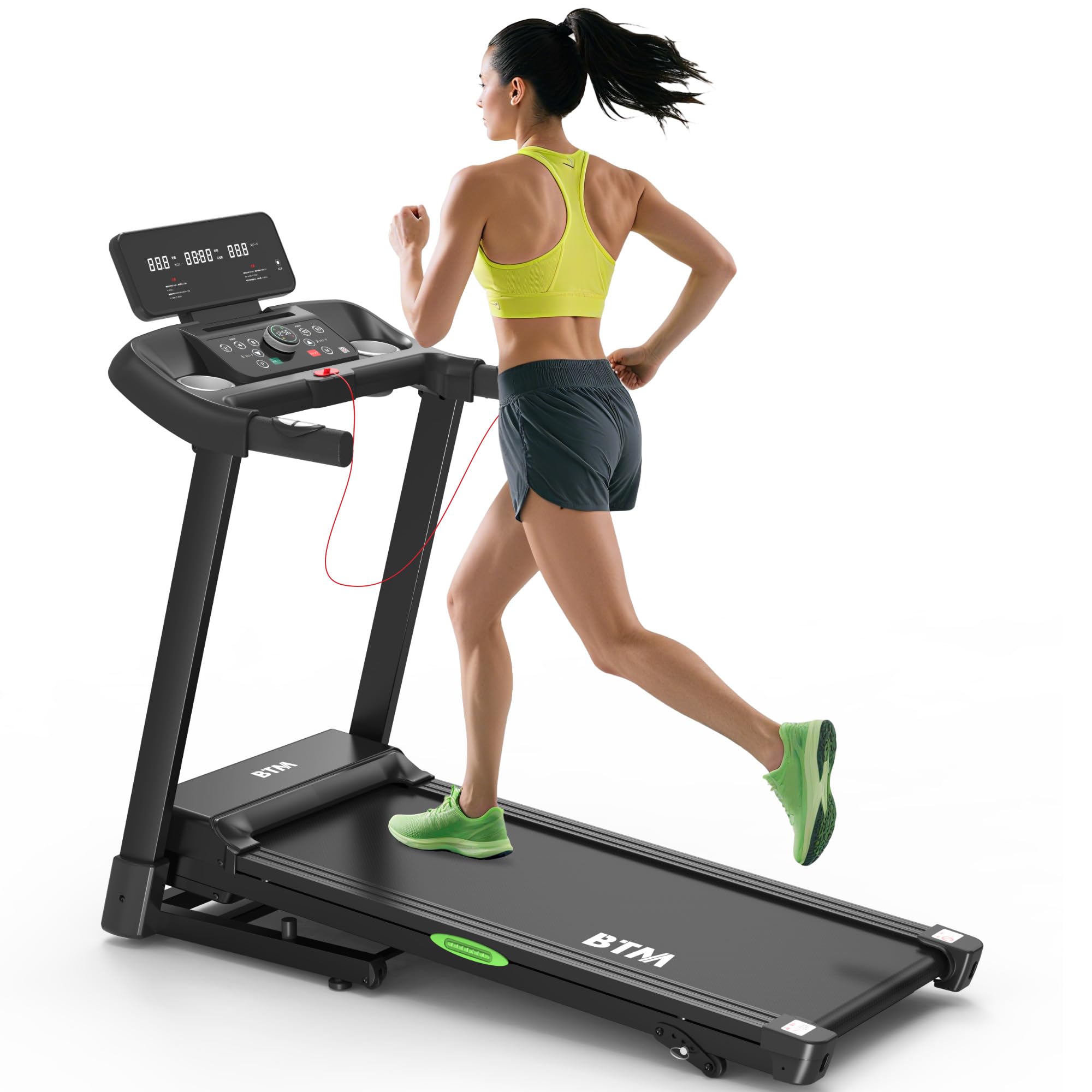 Amazon | BTM 電動ランニングマシン MAX14km/h ルームランナー