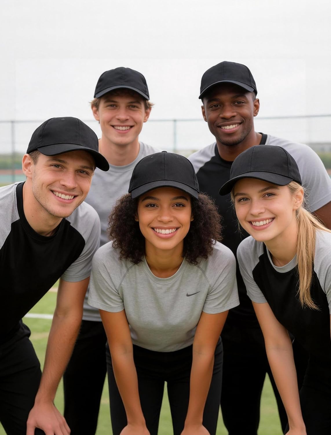 10 Pack Baseball Caps Adjustable Plain Hats Unisex Sport Blank Caps for Men Women