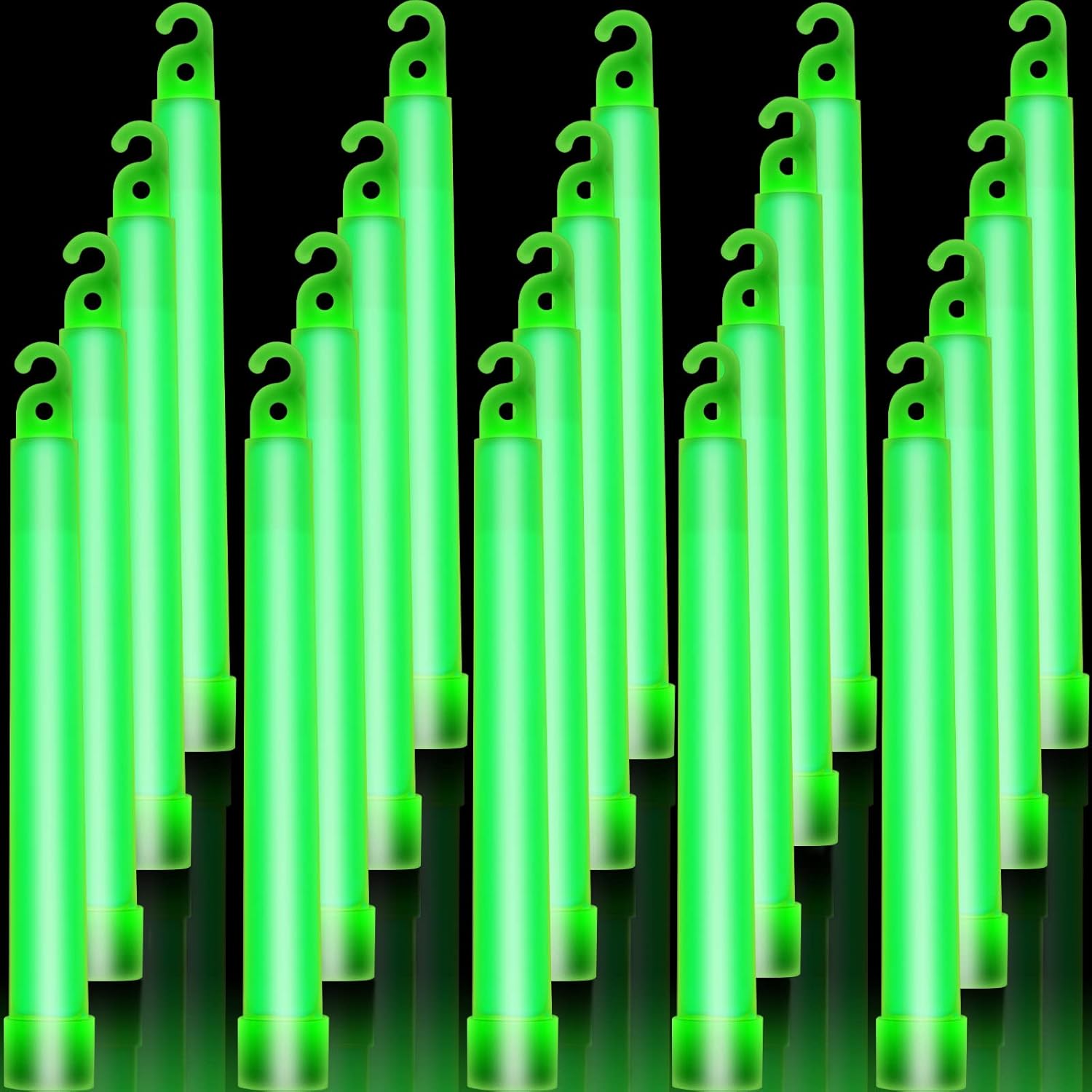 Sotiff 96 Pcs Bright 6 Inch Large Glow Sticks Bulk Emergency Glow in The Dark Sticks with 12 Hour Duration for Camping Hiking Outdoor Parties Activities Survival Storms (Yellow)
