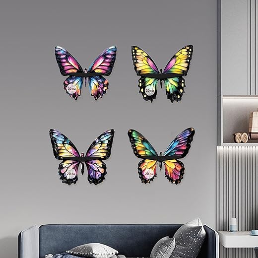 Butterfly Wall Corner Shelf 2D