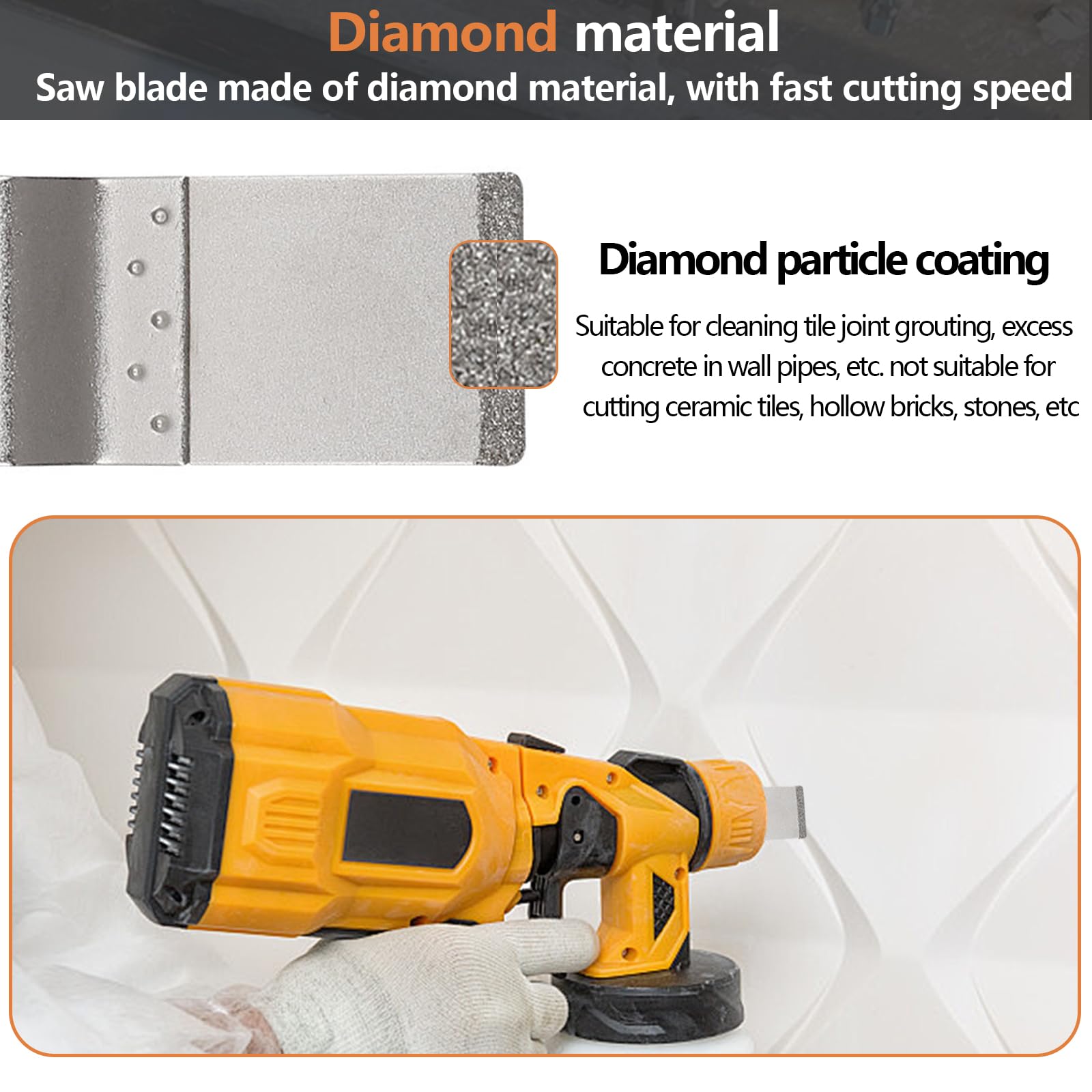 4 PCS Multi Tool Grout Remover Blade - Image 4