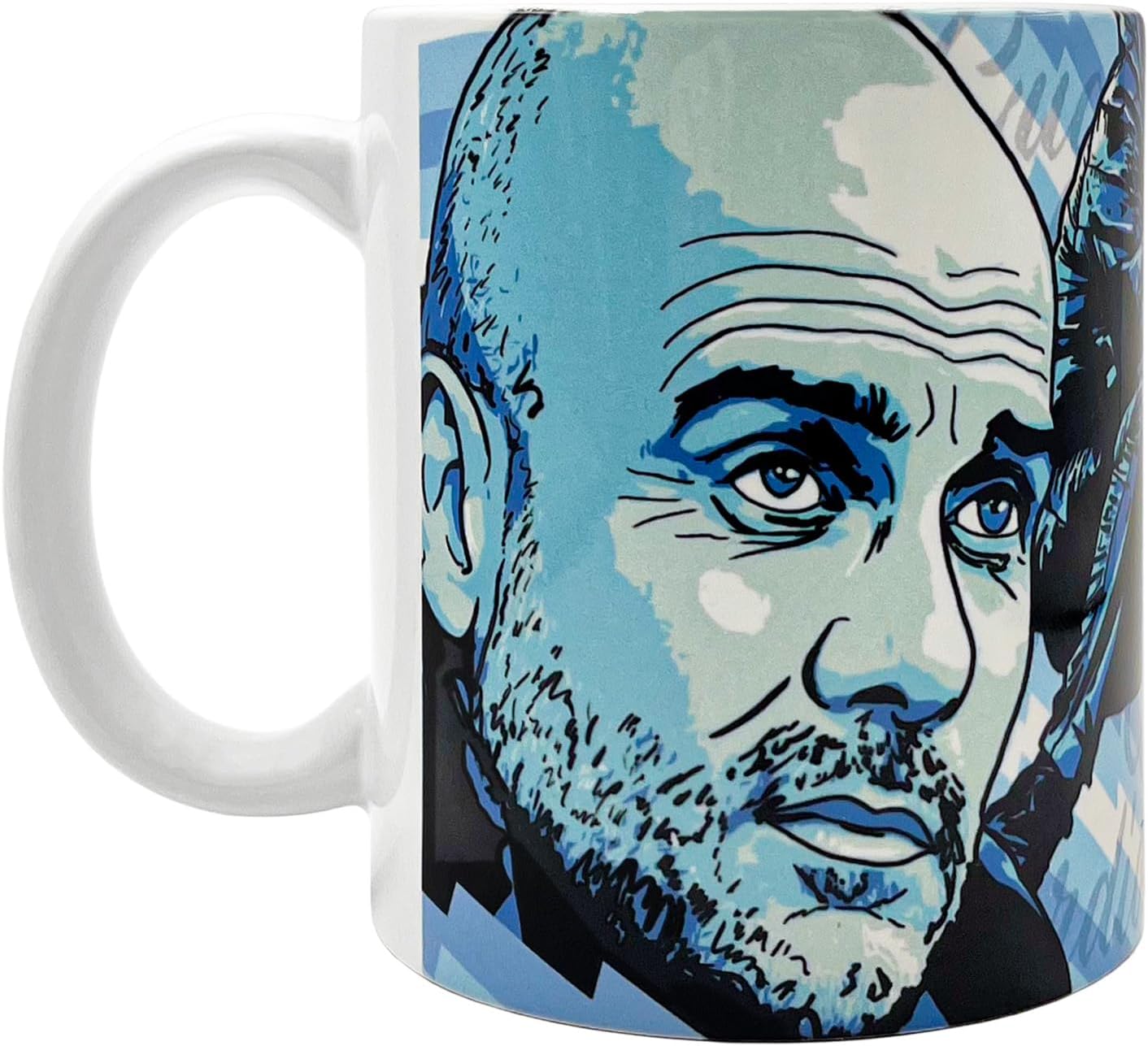 Manchester Football Legends of City Pep Guardiola Ceramic Mug