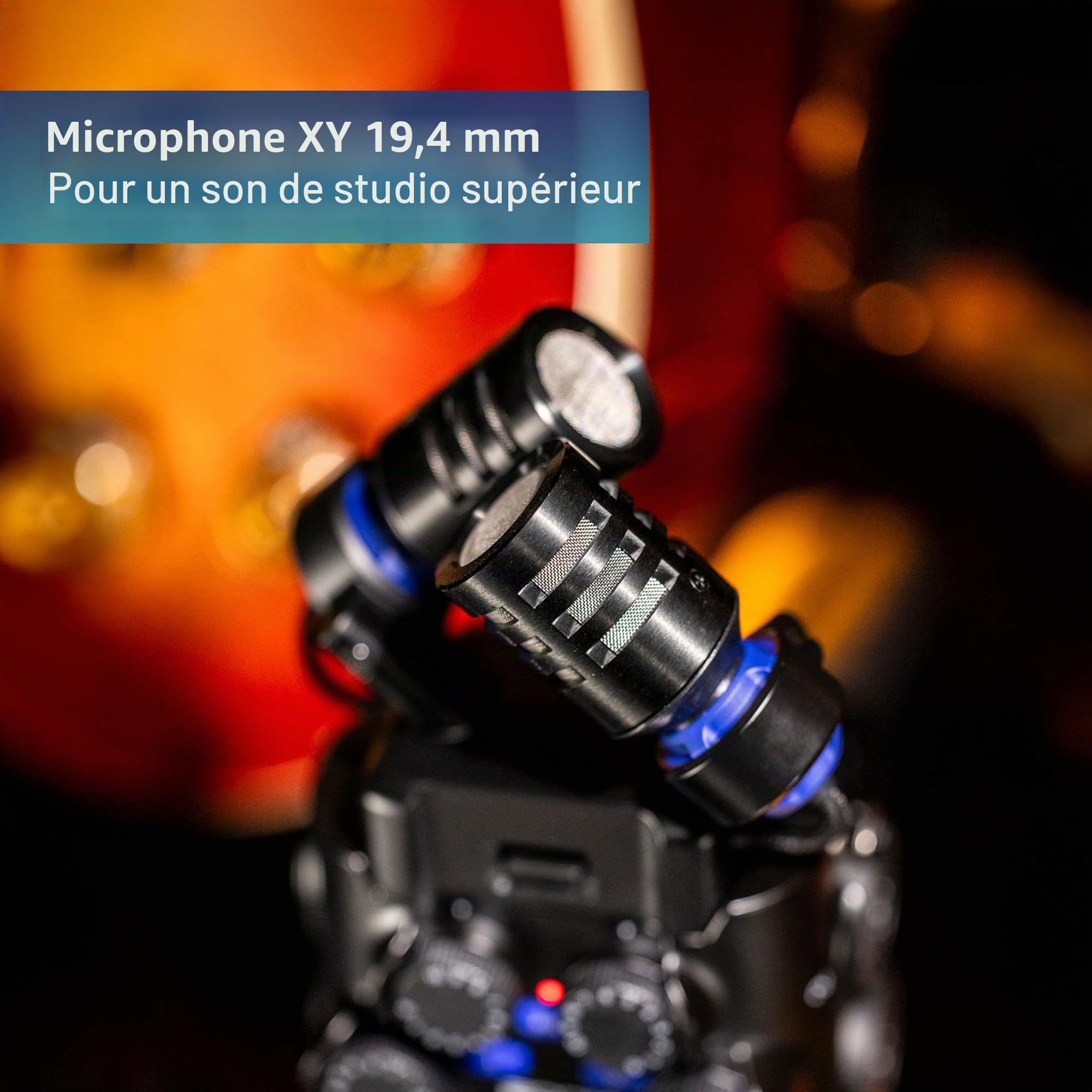 Zoom - H6Studio enregistreur 6 pistes 32 bits à virgule flottante 192 kHz avec mode 16/24 bits, gain, limiteurs, capsule XYH-5e, compatible SSH-6e-EXH-6e, mode interface audio Mac, Pc, iOS, Android