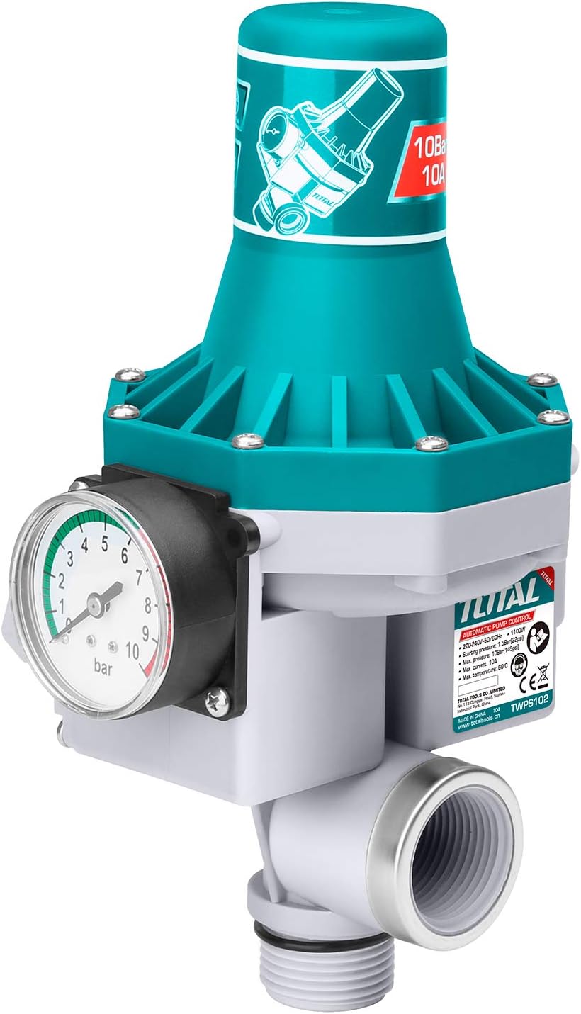 Automatic Pump Control 10Bar 10A, IP65 with Guage TWPS102