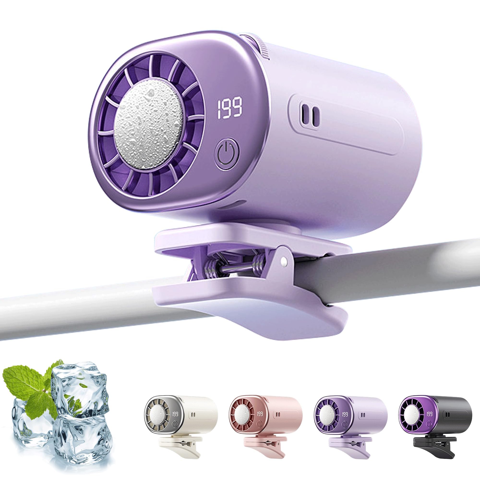Ventilateur de climatiseur de voiture portable USB ZVD pour tente et cabine de camion à clipser